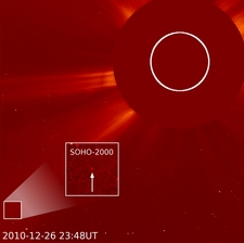 SOHO's 2000th Comet Spotted By Student 